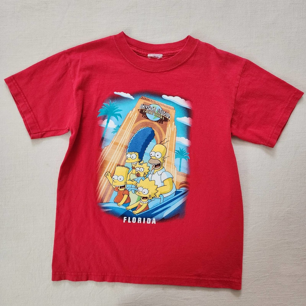 Vintage Simpsons Universal Studios Tee kids 10/12